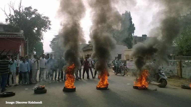 Kalahandi bandh protesting wagon factory shift