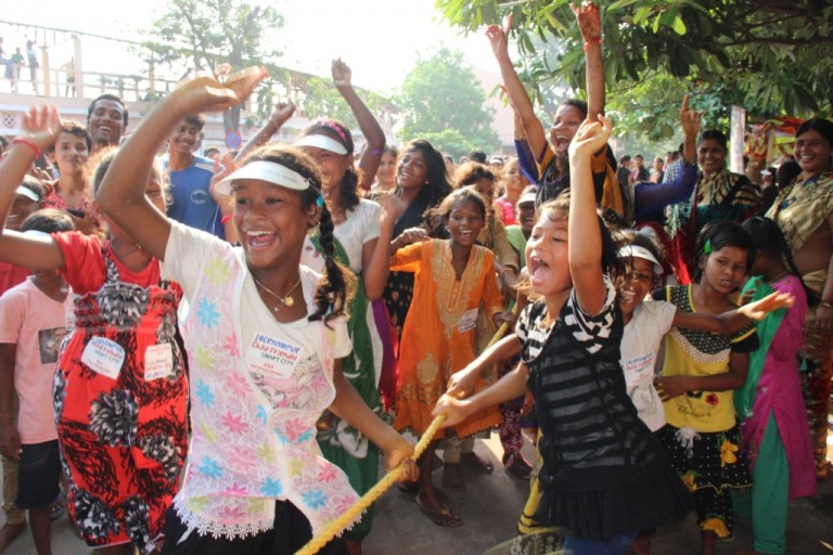 Protect children and provide safe living condition pledged at Raahgiri-4 in Berhampur