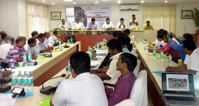 Children participated in ‘child friendly constituency’ in Khadapada