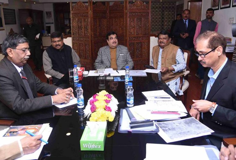 Six lane bridge over Brahmani