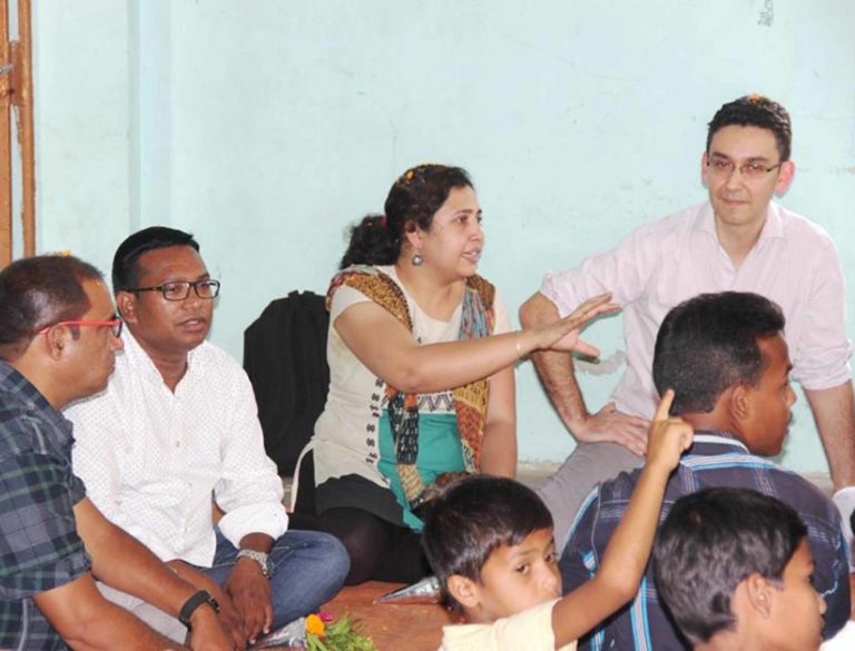 Child Protection team of Unicef-India visited Khandapada