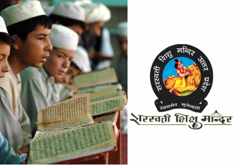Can Madarassas be compared with RSS run Schools?