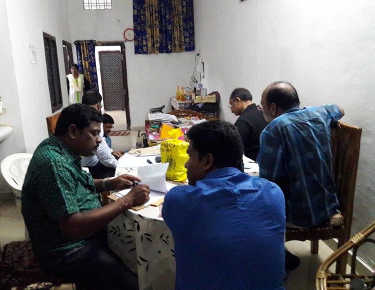 Vigilance raid on PEO at Kantabanji