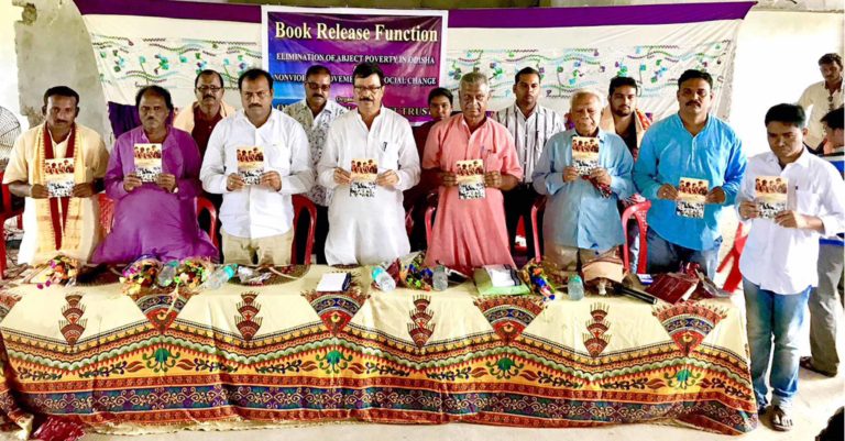 Book on Poverty by Dr Saheb Sahu Released
