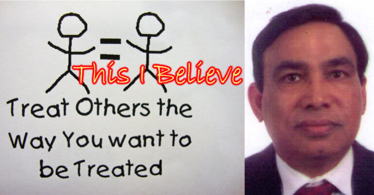 This I Believe: Dr Saheb Sahu